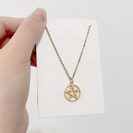 Stainless Steel Pendant Necklaces FS-WG87B81-04-1