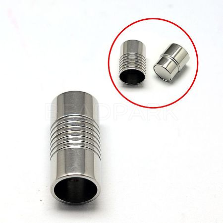 304 Stainless Steel Magnetic Clasps X-STAS-A019-2-1