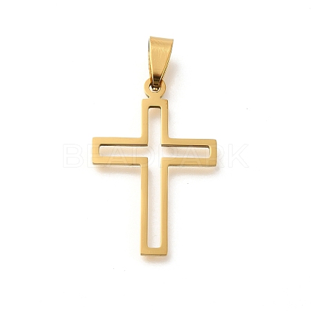 201 Stainless Steel Pendants STAS-R132-01G-01-1