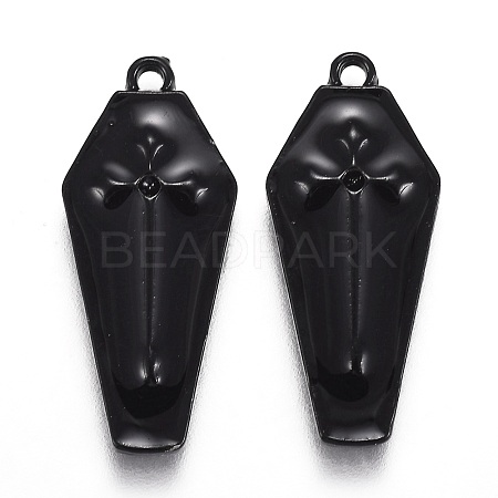 Halloween Theme Alloy Enamel Pendants ENAM-J649-14B-01-1