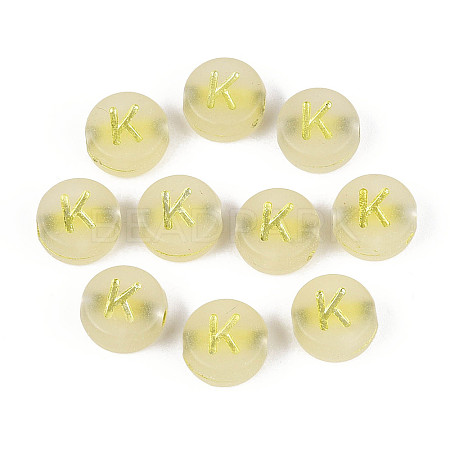 Luminous Frosted Acrylic Beads FACR-T008-02K-1