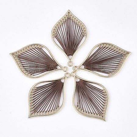 Cotton Thread Woven Pendants FIND-S306-03B-1