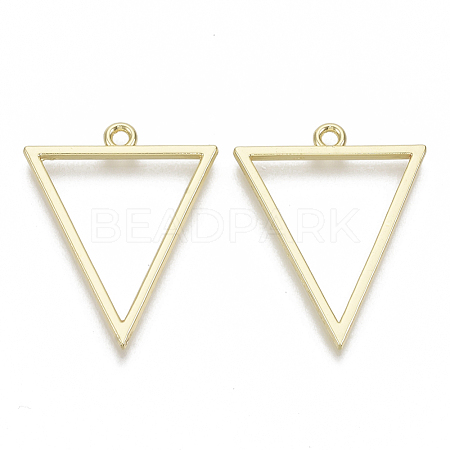 Alloy Open Back Bezel Big Pendants PALLOY-S132-007-1