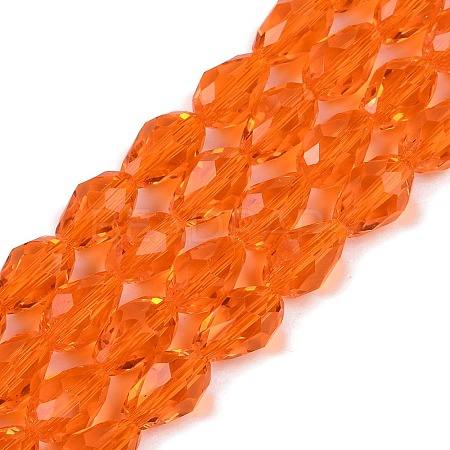 Transparent Glass Beads Strands EGLA-N013-T4mm-D09-1