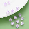 Transparent Crackle Acrylic Beads MACR-S373-66-N06-7