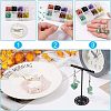 Natural Gemstone and Glass Chip Beads Sets G-NB0001-51-4