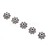 Flower Tibetan Silver Bead Caps X-A475-3