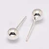 925 Sterling Silver Stud Earrings STER-K028-01S-5mm-3