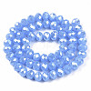 Electroplate Glass Beads Strands EGLA-A034-J4mm-A02-3