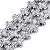 Electroplated Synthetic Non-magnetic Hematite Beads Strands G-K375-D02-02-1