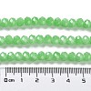 Baking Paint Imitation Jade Glass Bead Strands DGLA-A034-J6MM-A9-5