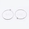 925 Sterling Silver Earring Hoop STER-K167-066S-1