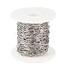 304 Stainless Steel Paperclip Chains CHS-F010-01E-P-3