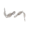 Tarnish Resistant Stainless Steel Bead Tips X-STAS-R061-01-1