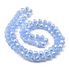 AB Color Plate Glass Beads Strands EGLA-P051-02A-A03-2