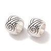 Tibetan Style Zinc Alloy Beads X-TIBEB-R063-014AS-RS-3