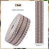 5 Yards Ethnic Style Polyester Jacquard Striped Ribbon OCOR-PH0004-17B-2