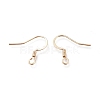Brass Earring Hooks KK-H102-01G-1