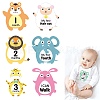 1~12 Months Number Themes Baby Milestone Stickers DIY-H127-B10-6