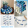 40Pcs 4 Colors Wool Felt Balls DIY-SC0029-40E-4