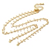 Brass Cable Chain Necklace Making KK-K337-12G-05-1