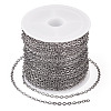 Brass Coated Iron Flat Cable Chains CH-TAC0007-02B-2