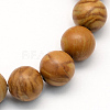 Natural Tigerskin Jasper Round Beads Strands X-G-S166-4mm-1