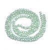 1 Strand Electroplate Imitation Jade Glass Beads Strands X-EGLA-J025-F07-2