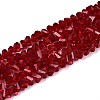 Transparent Glass Beads Strands GLAA-N018-4mm-26-1