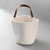 Woven Cotton Storage Baskets AJEW-WH20054-010F-1