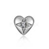 316L Surgical Stainless Steel Micro Pave Clear Cubic Zirconia Tongue Rings FS-WG6EDE0-01-1