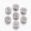 Tibetan Style Alloy Beads TIBEB-R022-P-FF-1