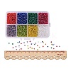 1 Box 8/0 Glass Seed Beads Round  Loose Spacer Beads SEED-X0050-3mm-14-5
