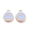 Alloy Enamel Pendants ENAM-Q002-01G-02-1