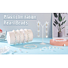 Biyun 500Pcs 10 Style ABS Plastic Imitation Pearl Beads KY-BY0001-02-23