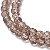 1 Strand Transparent Crackle Glass Round Beads Strands X-CCG-Q001-4mm-07-3