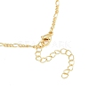 Brass Figaro Chain Bracelet Making KK-CBADBBF-06G-2