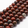 Natural Brecciated Jasper Bead Strands X-G-D840-67-6mm-1