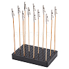 AHADEMAKER 20Pcs Bamboo Alligator Clip Sticks TOOL-GA0001-67-1