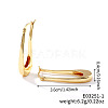 Shiny Geometric Fashion Brass Hoop Earrings LM6932-1-1