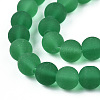 Transparent Glass Beads Strands GLAA-T032-T10mm-MD21-3