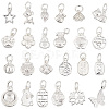 24Pcs 24 Styles Brass Charms FIND-PH0020-24-1