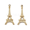 304 Stainless Steel Pendants STAS-Z121-35G-1