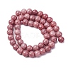 Ombre Effect Dyed Glass Beads Strands GLAA-T031-01O-3