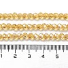 Electroplate Glass Bead Strands EGLA-R015-4mm-30-3