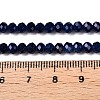 Baking Paint Imitation Jade Glass Bead Strands DGLA-A034-J4mm-A39-4