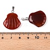 Natural Carnelian(Dyed & Heated) Pendants G-T138-208G-3