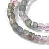 Gradient Color Natural Colorful Fluorite Beads Strands G-NH0034-A02-01-3