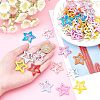 60Pcs 3 Style Cute Spray Painted Iron Snap Hair Clips PHAR-NB0001-07-4