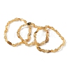 Natural Rutilated Quartz Bead Stretch Bracelets BJEW-K213-20-1